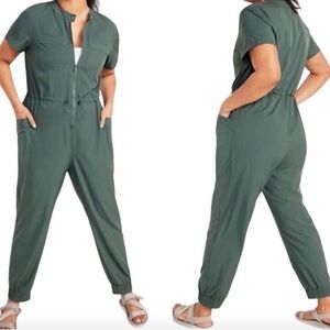 Old Navy green jumpsuit
